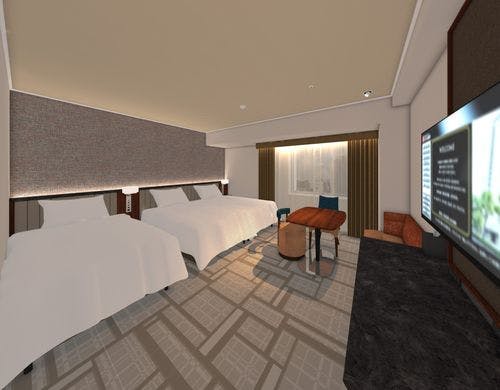 客室天然温泉（加温・放流）