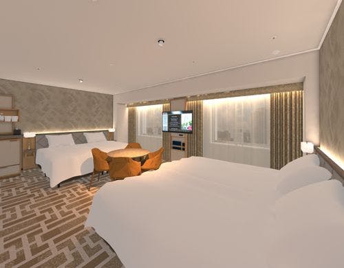 客室天然温泉（加温・放流）