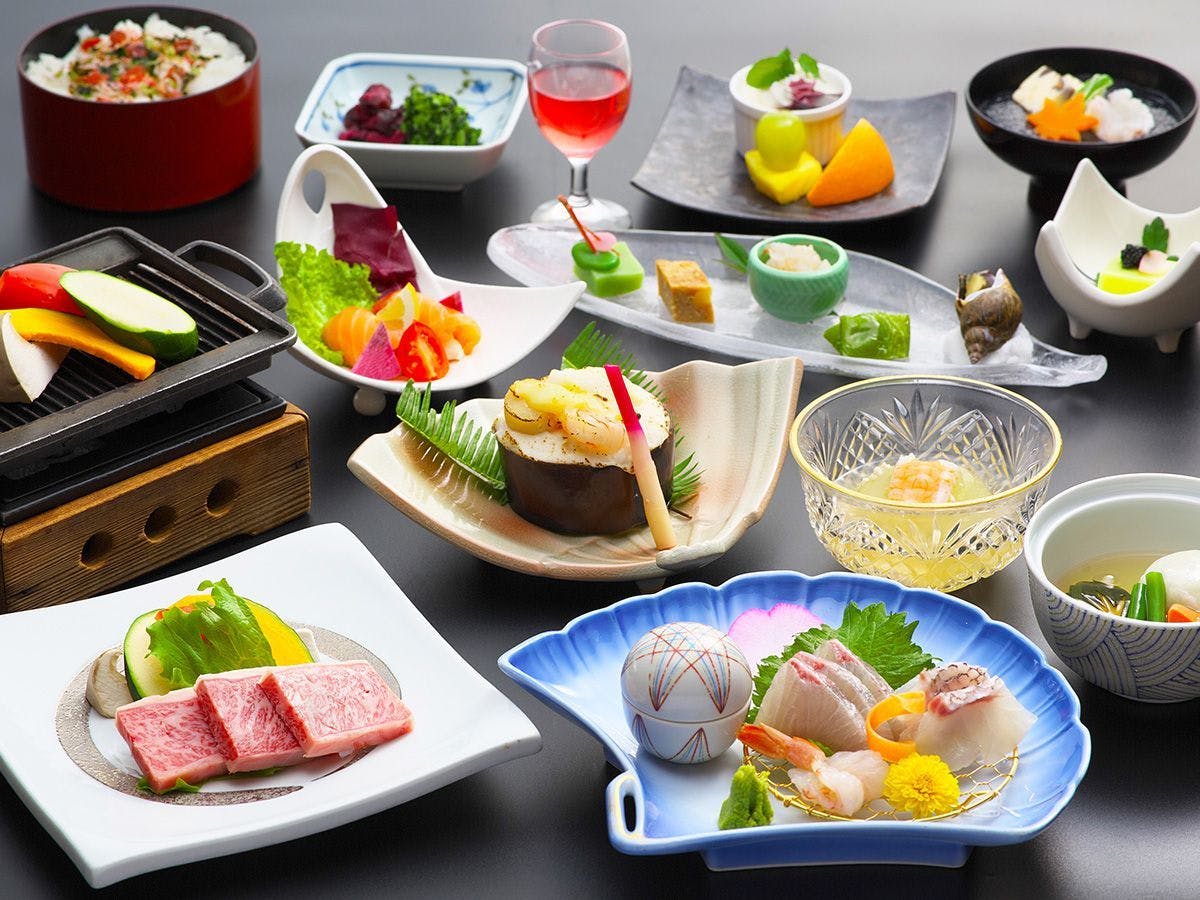 ≪เดือนมิถุนายน–สิงหาคม≫อาหารไคเซกิ【ฟูจิ】※ภาพเพื่อประกอบเท่านั้น