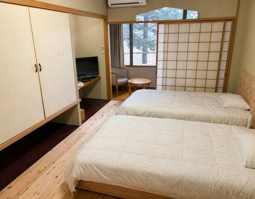 わんちゃんと泊まれる洋室ツイン：定員２名