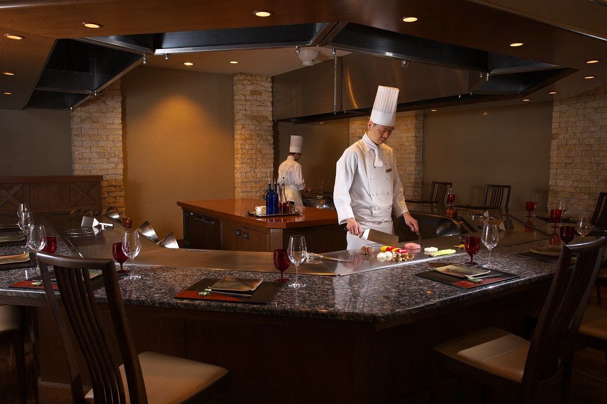 鉄板焼きコーナー