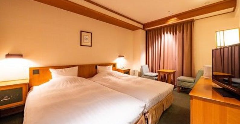ハリウッドツイン 禁煙 日高ウイング ベーシックプラン 素泊り 美肌の湯 モール温泉でリラックス 森に囲まれたホテルでリゾート気分プラン 森のスパリゾート 北海道ホテル 一休 Com