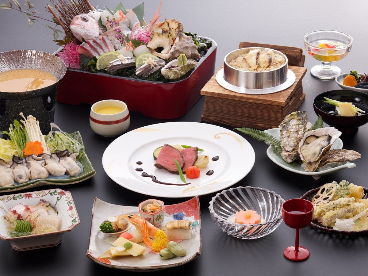 瀬戸内海の幸を堪能できる会席料理