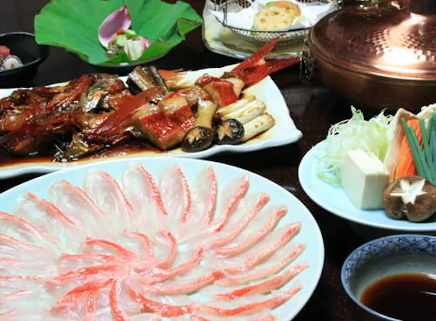 金目鯛しゃぶしゃぶと煮付