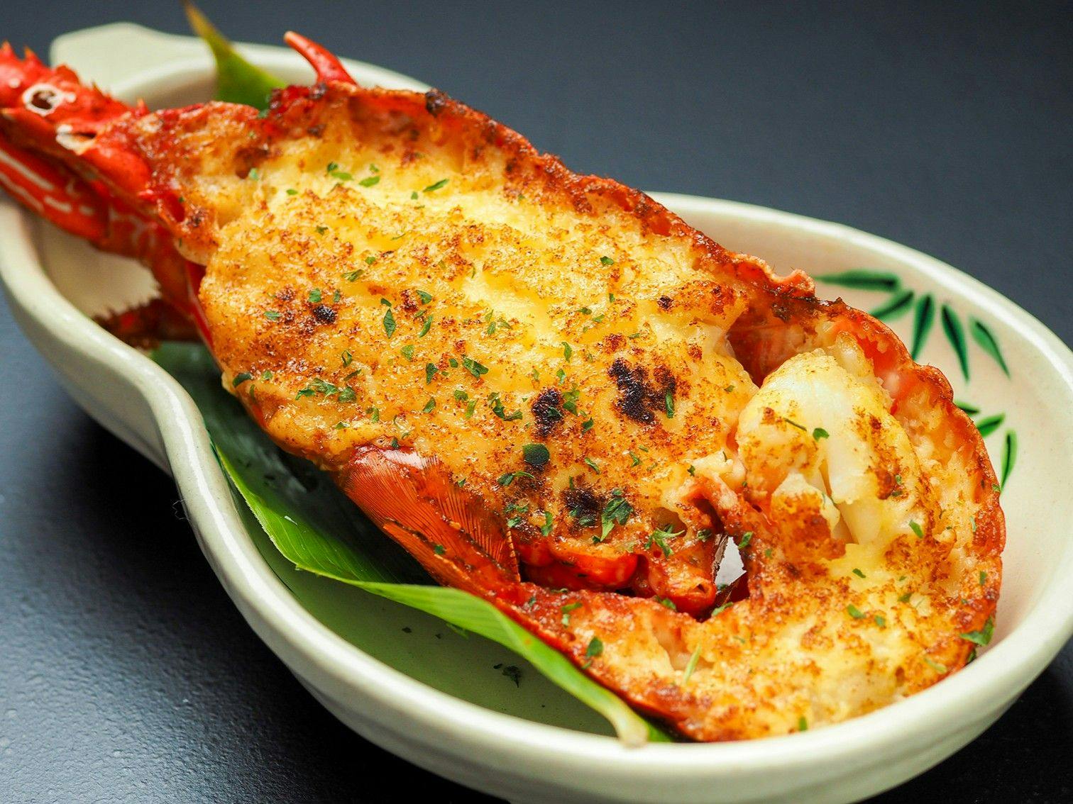 ◆【特選】焼物／洋伊勢海老黄金焼