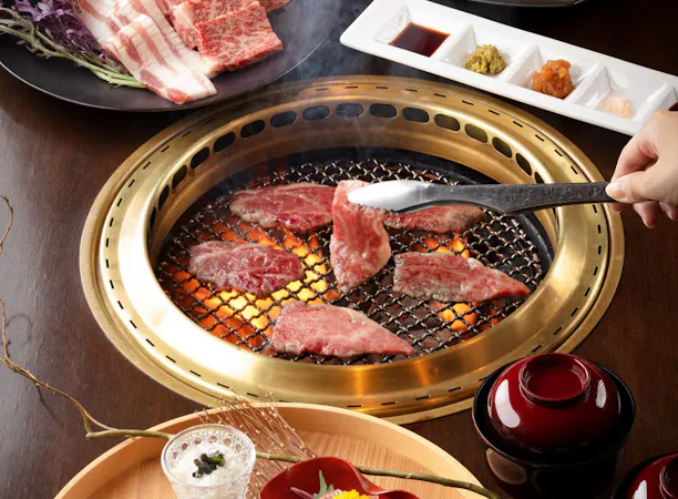 美庵:網焼き(イメージ)
