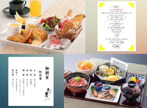 朝食セットメニュー ※イメージ