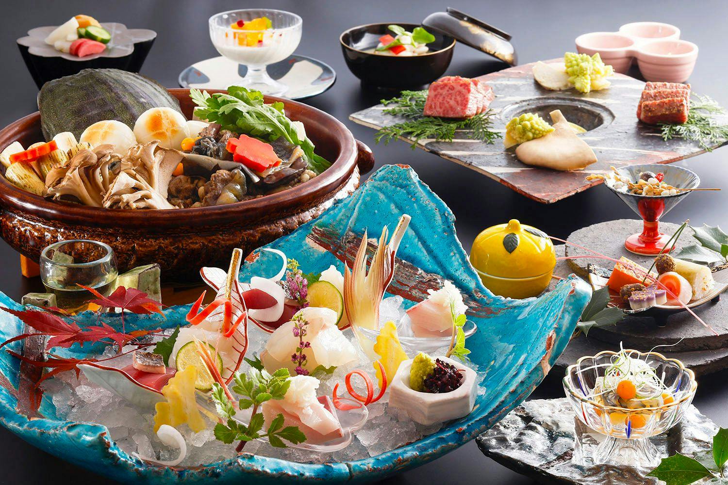 【冬のスペシャリテ】コラーゲンたっぷり「すっぽん料理と姫路和牛ステーキ付き会席」冬の贅沢滋養膳！
