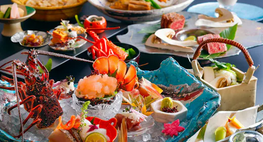 【旬彩美膳】~大人の贅沢~ 伊勢海老&姫路和牛 上質会席プラン<1泊2食>