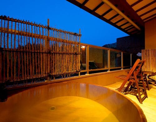 【ワンルーム】檜露天風呂付客室（禁煙）