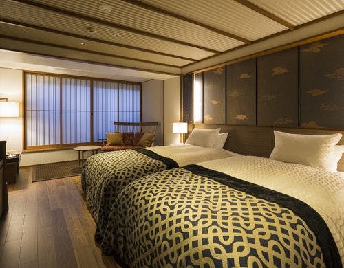 【雲のね】ツインベッドルーム（一例）