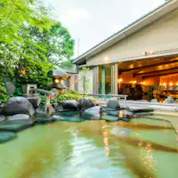 【温泉】木肌の湯「浮殿」露天風呂