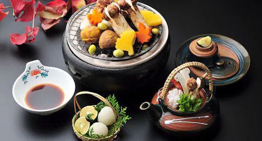 【旬の食旅】【秋の特別会席お部屋出しプラン】焼き松茸、信州牛、秋の味覚に舌鼓!