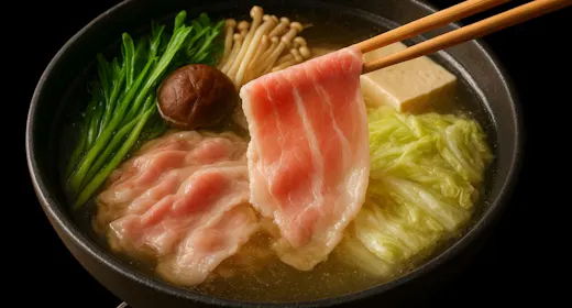 【信州豚しゃぶプラン】信州ブランド豚を当館自慢の出汁鍋で<お部屋食>