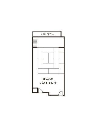 テラス付和室間取り図