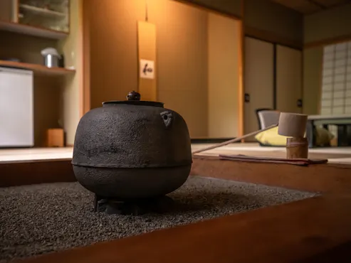 囲炉裏付き和室