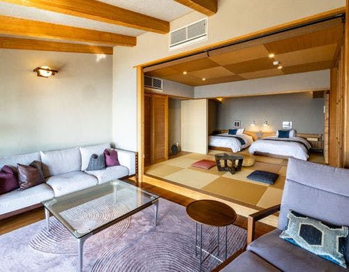 【風の１】平屋タイプC64平米客室の一例