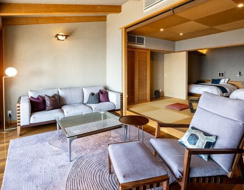 【風の１】平屋タイプC64平米客室の一例