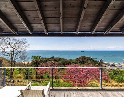 ラウンジ風景春