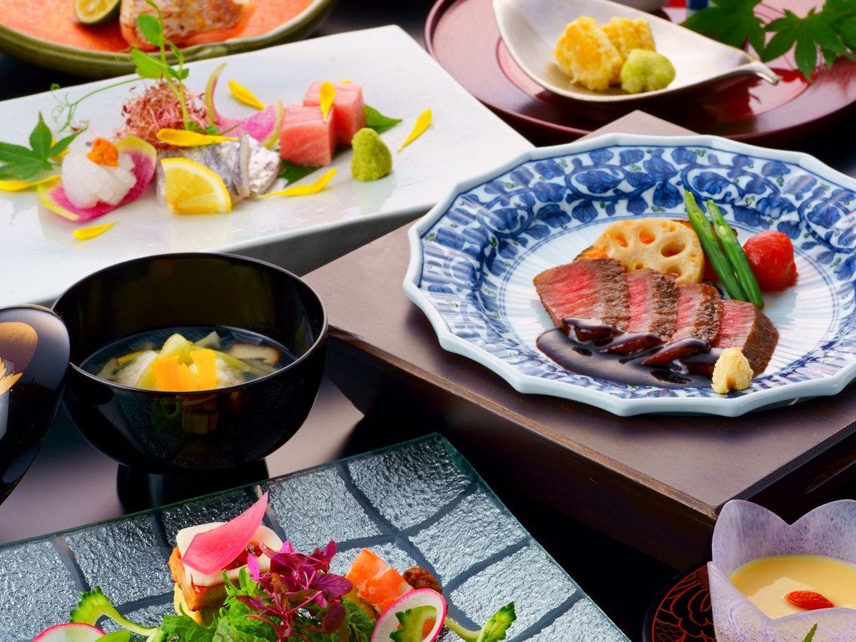 大分の旬食材を使った創作会席（一例）