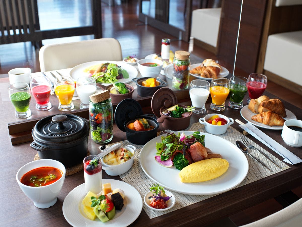 朝食ビュッフェ