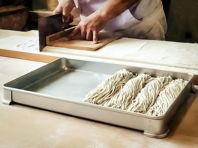 そば打ち体験付きプランです。