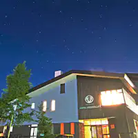 晴れの日には、満点の星空が。