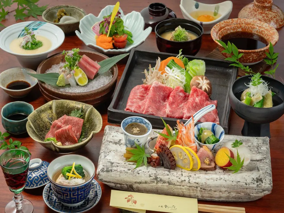 お宿 野の花 会席料理一例