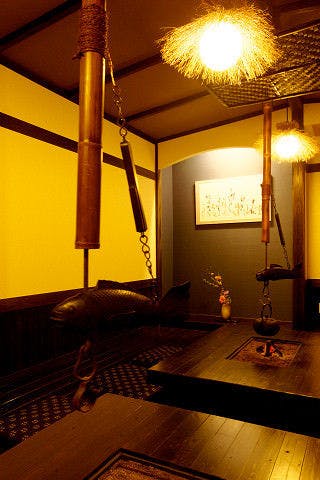 離れスイート専用【個室囲炉裏】