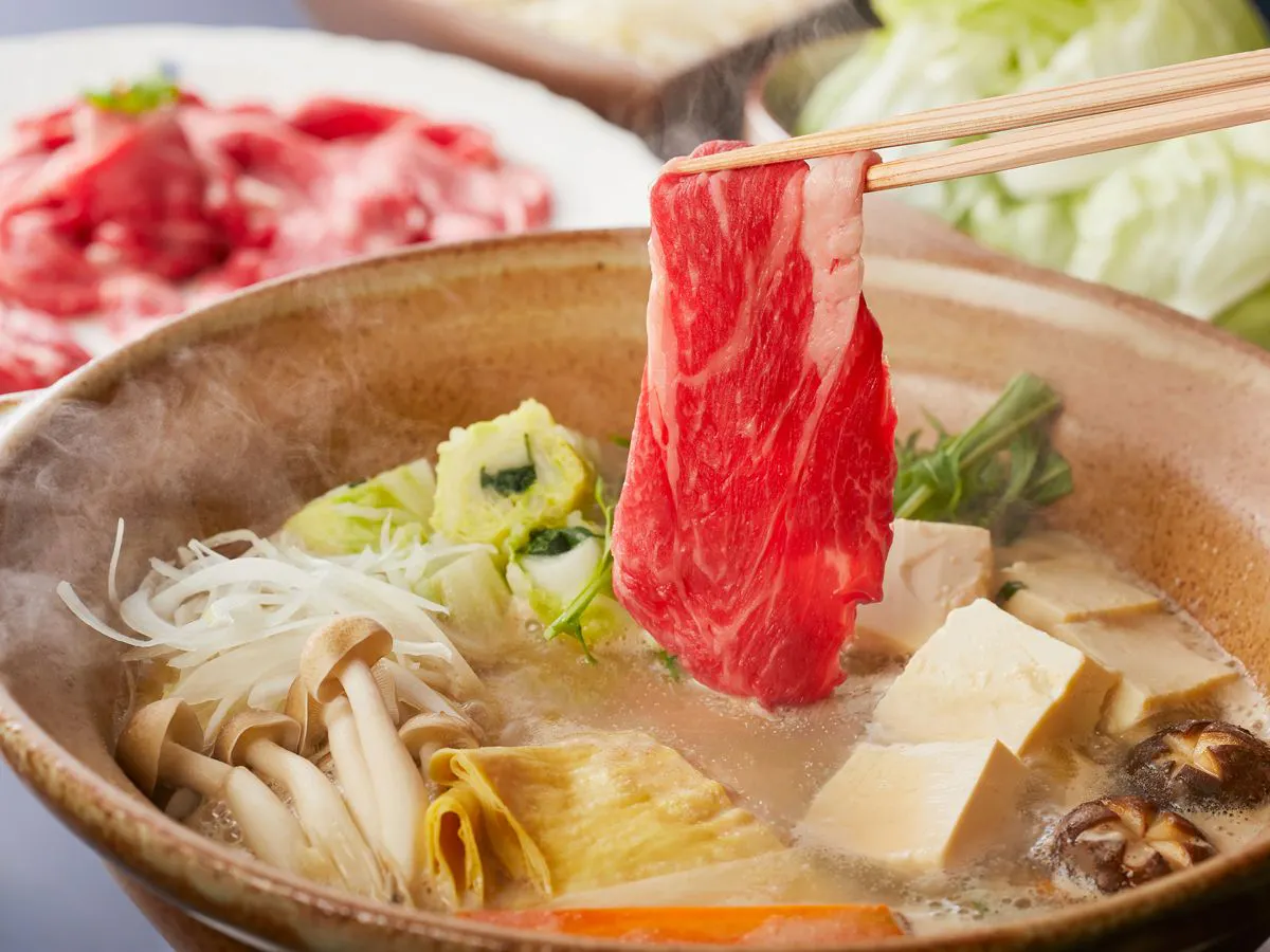 淡路牛の島鍋コース(料理イメージ)