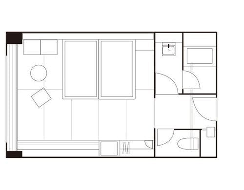 【客室】和モダンツイン