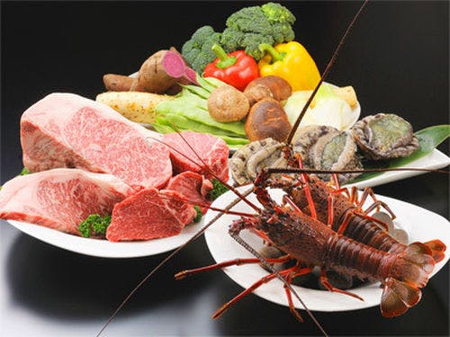 鉄板焼　食材イメージ