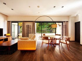 客室専用露天風呂付のスイートルーム　はなれ　松島閣