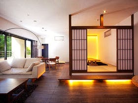 客室専用露天風呂付のスイートルーム　はなれ　松島閣