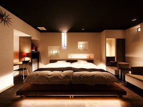 客室専用露天風呂付のスイートルーム　はなれ　松島閣