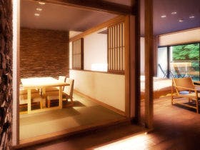 客室専用露天風呂付のスイートルーム　はなれ　松島閣