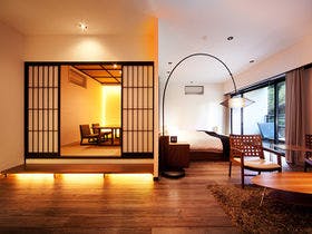 客室専用露天風呂付のスイートルーム　はなれ　松島閣