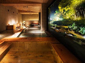 会津東山温泉　客室専用露天風呂付のスイートルーム　はなれ松島閣