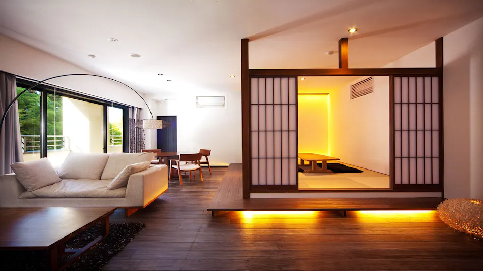 Aizu Higashiyama Onsen Suite Room with Private Open-Air Bath Hanare Matsushima Kaku