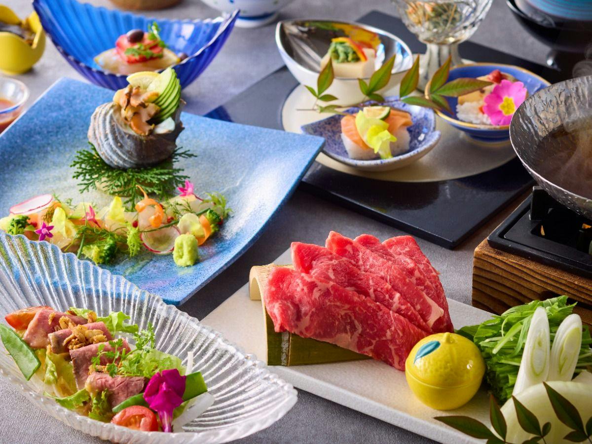 【スタンダード】迷ったらこちら／御食国淡路島の旬魚介・淡路牛を贅沢に味わい尽くす＜特選会席＞