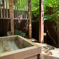 特別室の客室露天風呂