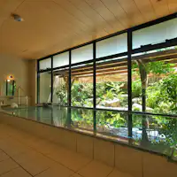 使用白山山系伏流水的浴場