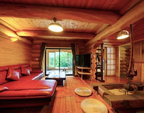 特別室「瑠璃」露天風呂