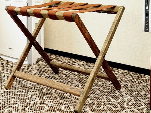 バゲージラックは一部のルームにのみセット