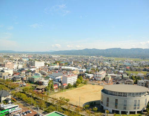 客室階　お部屋の窓から眺める東側眺望