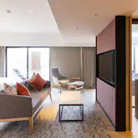 附露天溫泉的豪華雙床房