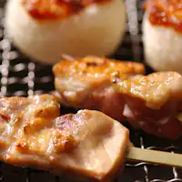 炭火山里料理の一例