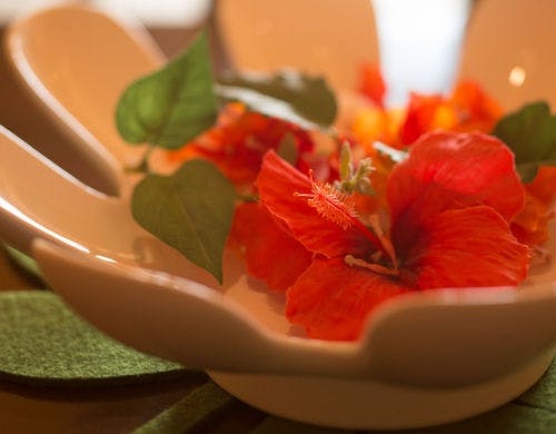 各所にハワイらしい小物があります。