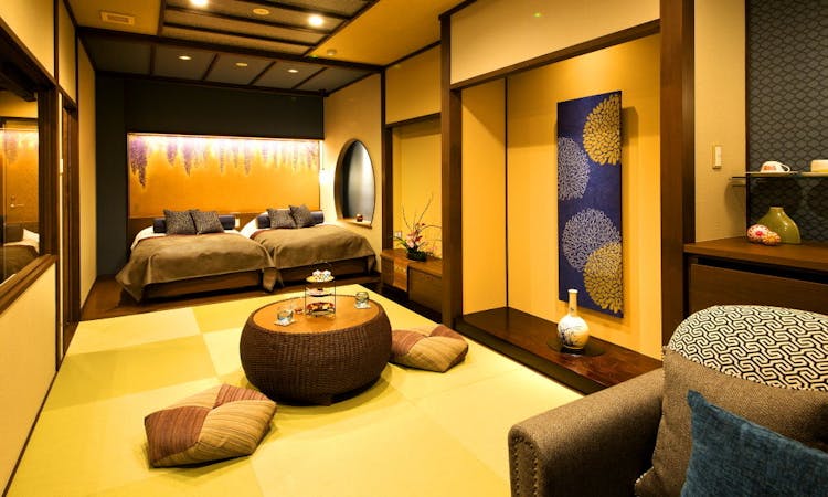 彩心-IROHA-（和洋室6帖）×貸切露天【本館】のサムネイル画像
