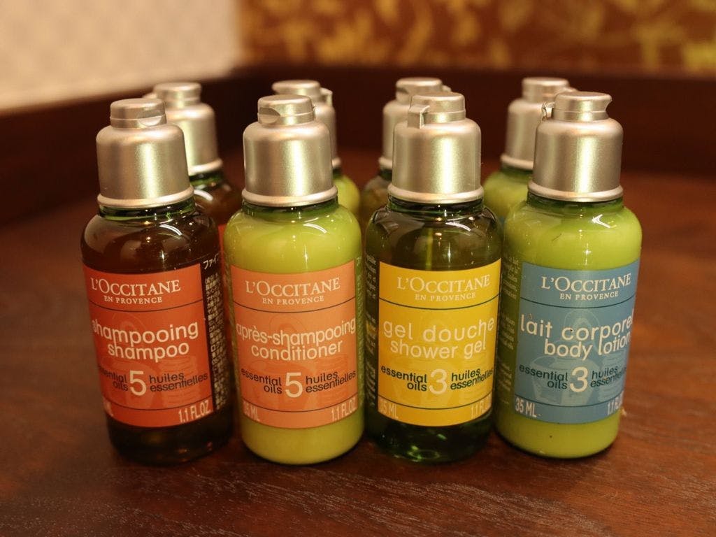สิ่งอำนวยความสะดวกในห้องน้ำของ L'Occitane